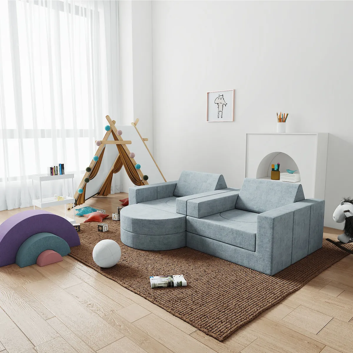 Kids Play Couch Set